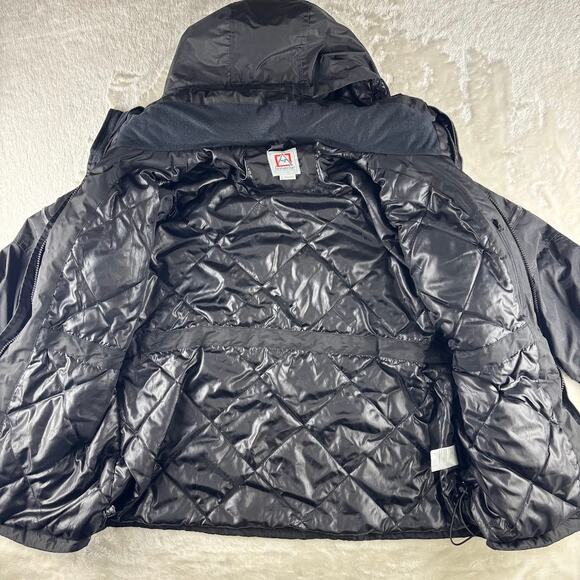 Avalanche Outdoor Supply Co Jacket Hooded Women's Large Black - Picture 4 of 12